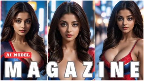 4K Top AI Model Aishwarya Rai Spiderman Costumes AI ART