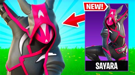 New Sayara Skin Gameplay In Fortnite Fortnite Crew Reward Youtube