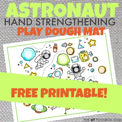 Play Dough Hand Strength Astronaut Activity The Ot Toolbox