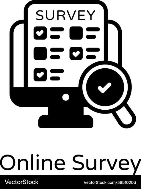 Online Survey Royalty Free Vector Image Vectorstock