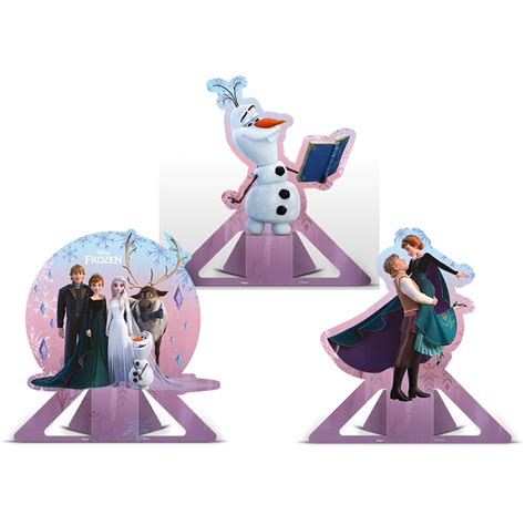 Decoração de Mesa Infantil Frozen Regina Festas PT 6 UN Festas