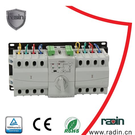 Mcb Type Automatic Transfer Change Over Switch Generator Switch Ats