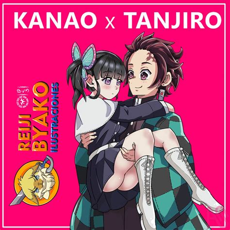 Tanjiro X Kanao Reiji Byako Illustrations Art Street