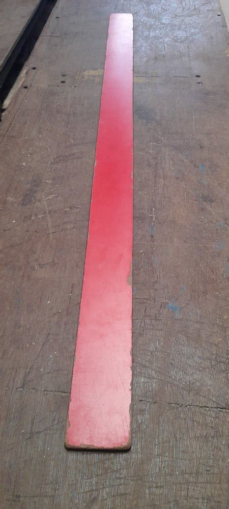 2 Feet Rectangular Maroon Wooden Strips Thickness 4 Inch Polished At