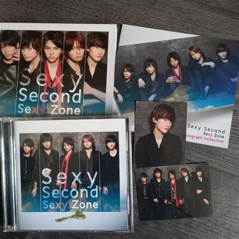 Sexy Zone Sexy Second 日版初回限定b盤專輯cd Dvd 特典卡2pcs 日本明星 Carousell