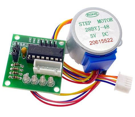 Купить Шаговый двигатель 28byj-48 5V + ULN2003 Arduino: отзывы, фото и ...
