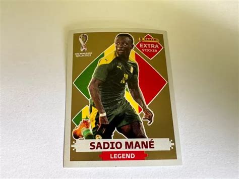 Figurinha Copa Legend Gold Ouro Sadio Man Original Mercadolivre