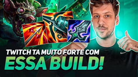 TWITCH ESSA BUILD É MELHOR ADC PARA CARREGAR DO FERRO 4 AO