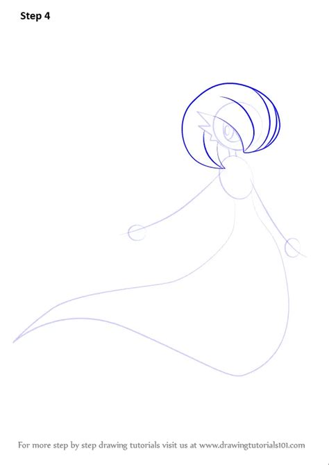 How To Draw Gardevoir From Pokemon Pokemon Step By Step