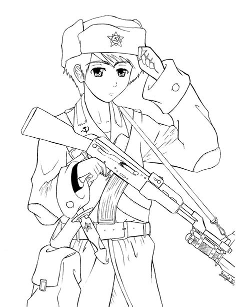 anime soldier by artconscript on DeviantArt