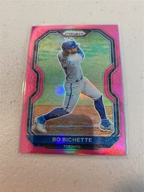 2021 Panini Prizm Baseball Bo Bichette Pink Prizm Tier II 158 EBay