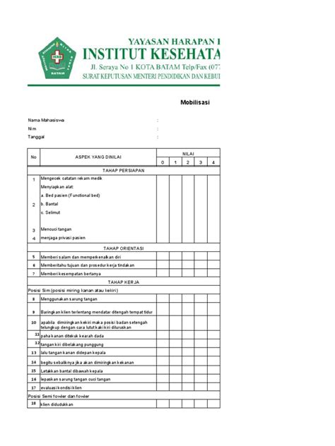 Sop Mobilisasi Pdf