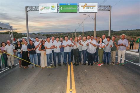 Rafael Fonteles Inaugura Estrada E Prev Inaugura O Do Aeroporto De