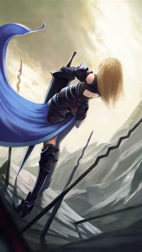 Saber Alter Fate Stay Night Mobile Wallpaper By Tures