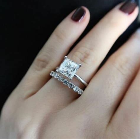 Princess Cut Solitaire Engagement Rings