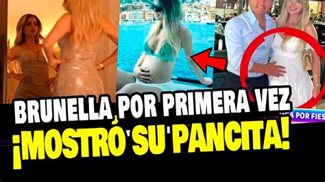 BRUNELLA HORNA ANUNCIA SU EMBARAZO POR PRIMERA VEZ CON FOTOS OFICIALES