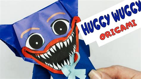 ORIGAMI HUGGY WUGGY Poppy Playtime How To Make HUGGY WUGGY From Paper