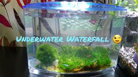 How to make UnderWater Waterfall (Sandfall Aquarium) sand waterfall - YouTube