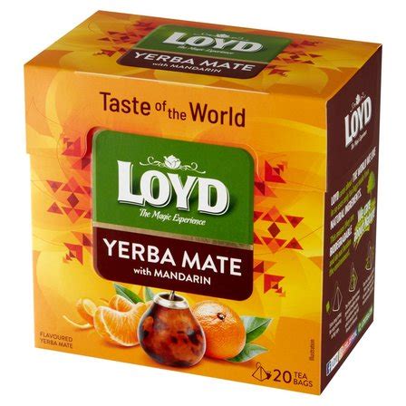 Loyd Yerba Mate Herbata Aromatyzowana O Smaku Mandarynki Tb