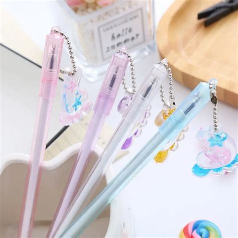 Pieces Stationery Pendant Gel Pen Cute Kawaii Creative Lovely Sweet