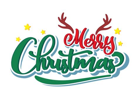 Merry Christmas Typography Vector Art Png Merry Christmas Typography