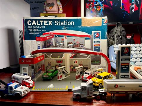 Daron Caltex Gas Station Toy Car Playset, Hobbies & Toys, Toys & Games ...