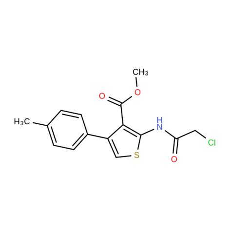 519016 63 8 Methyl 2 2 Chloroacetamido 4 P Tolyl Thiophene 3