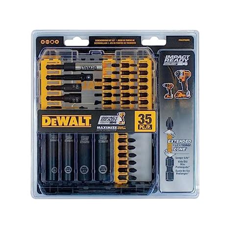 DEWALT Screwdriver Bit Set Impact Ready FlexTorq 35 Piece DWA2T35IR