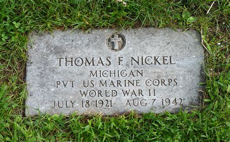 Pvt Thomas Frederik Nickel M Morial Find A Grave