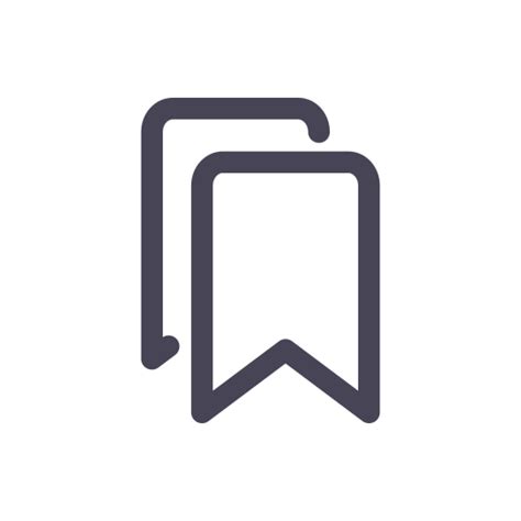 Bookmarks User Interface And Gesture Icons