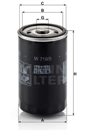 W719 5 MANN FILTER Grupo Lubrior