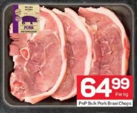 PnP Bulk Pork Braai Chops Offer At Pick N Pay