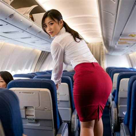 Hot Ass Images Of A Flight Attendant In A Tight Uniform AIHotassFactory