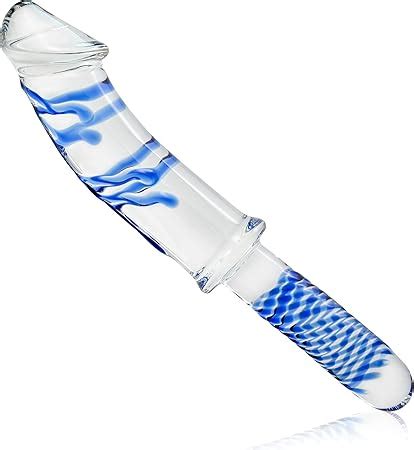 Roluck Dildo Anale Di Vetro Con Manico Pene Di Cristallo Dildo Anale Butt Plug Per Donne Uomini