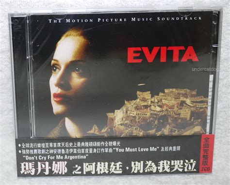 Evita The Complete Motion Picture Music Soundtrack Taiwan Ltd 2 Cd W