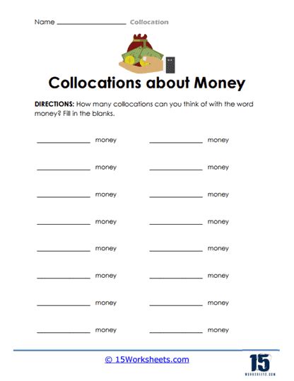 Collocation Worksheets 15