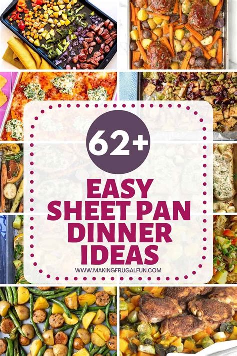 Easy Sheet Pan Dinner Ideas Making Frugal Fun