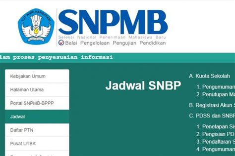 Cek Jadwal Seleksi Masuk Ptn Snbp Snbt Dan Seleksi Mandiri 2023 Plc Pekanbaru