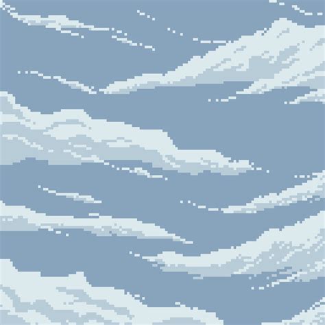 Pixel Clouds By Midorimushrooms On Newgrounds