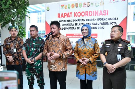 Pimpinan Dprd Prov Sumsel Ikuti Rakor Forkopimda Se Provinsi Sumatera