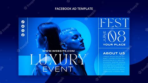 Premium PSD | Special event facebook template