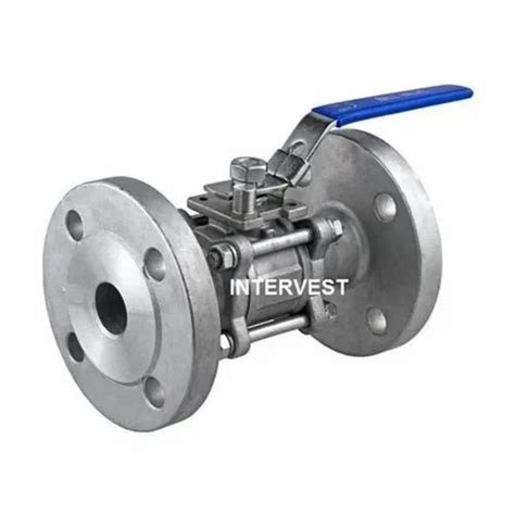 Iron 3 Pc Flanged Ball Valves For Industrial 4 Holes At Best Price In