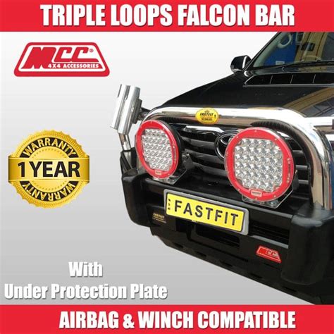 Shop Mcc Stainless Steel Triple Loops Falcon Bullbar Led