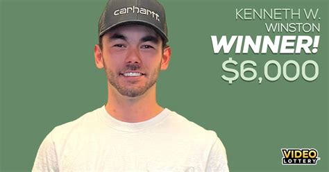 Kenneth W — Video Lottery Winner Oregon Lottery