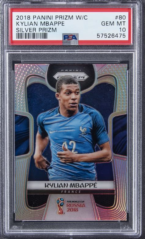 Lot Detail Panini Prizm World Cup Silver Prizm Kylian Mbappe