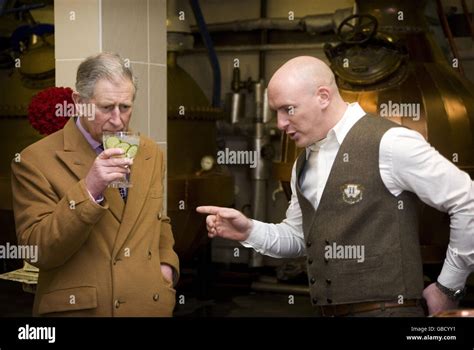 Prince Charles Visits William Grant Sons Stock Photo Alamy