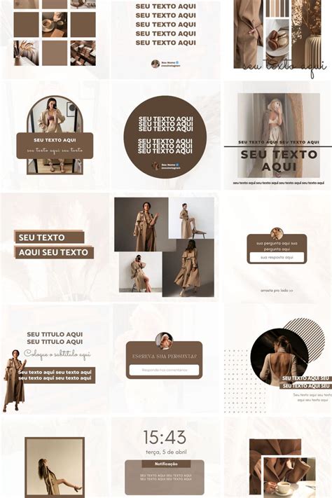 Pack Canva Minimalista Templates Edit Veis Elo