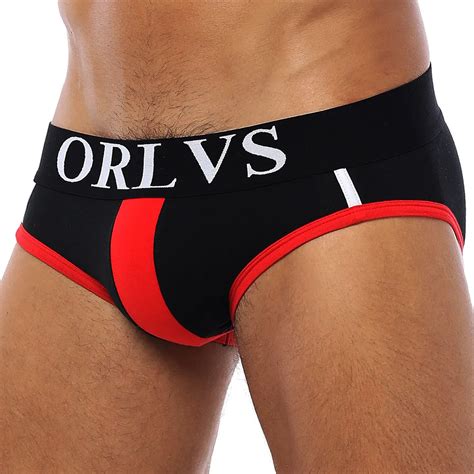 Orlvs Brand Sexy Briefs Men Bikini Male Underwear Slip Hombre