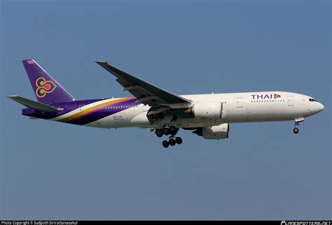 HS TJV Thai Airways Boeing 777 2D7ER Photo By Sudpoth Sirirattanasakul