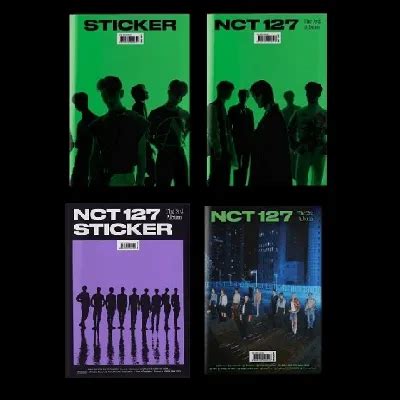 NCT 127 STICKER 3RD ALBUM STICKY SEOUL CITY STICKER VERSIONS KOR VER